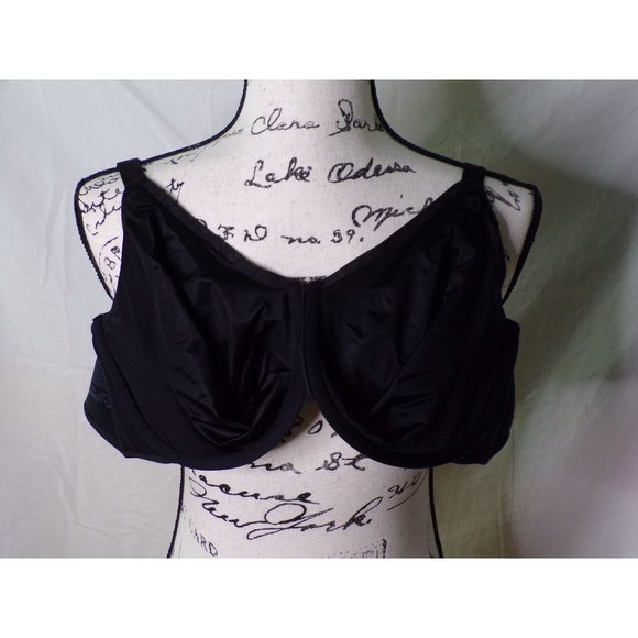 🆕CHANTELLE Comfort Chic Back Shaping Minimizer Underwire Bra Black 40DDD #18J2 - Picture 9 of 9